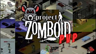 Project Zomboid PVP  1 day experience at Project Aftermath [upl. by Naujed]