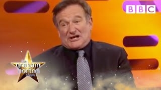 Robin Williams reacts to fans impressions  The Graham Norton Show  BBC [upl. by Addison]