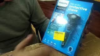 UNBOXING OF PHILIPS AQUATOUCH TRIMMER S5050 [upl. by Llenrac]