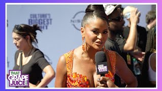 Claudia Jordan on TeaGIF Drama amp the Future of the Fox Soul Show [upl. by Aikas]