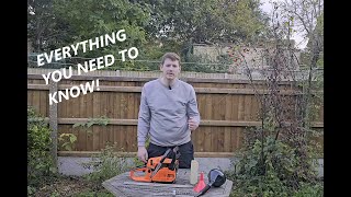 How to Setup your New Chainsaw For Beginners [upl. by Killy]