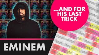 Eminem rhyming on Houdini  Lyrics Rhymes Highlighted 473 [upl. by Pfeifer]