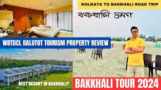 Bakhhali tour 2024  WBTDCL Balutot tourism resort review  Kolkata to Bakkhali road tripWritam Roy [upl. by Uyekawa933]