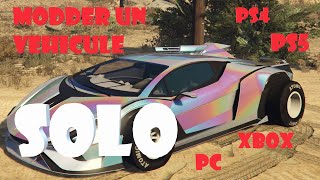 SOLO EASY  COMMENT MODDER UN VEHICULE DANS GTA 5 ONLINE  MERGE CAR TO CAR  PS4 PS5 XBOX PC [upl. by Nehr]