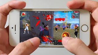 Iphone 6s Free Fire Gameplay 25 kill ⚙️Settings Free Fire max HUDDPI MACRO 1 gb ram🔥 [upl. by Gennie385]