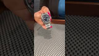 Rolex Air King Blue Concentric Dial Steel Mens Watch 114200 Review  SwissWatchExpo [upl. by Portuna]