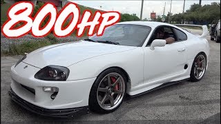 The Perfect Street Supra  800HP Stock Motor 2JZGTE [upl. by Farrel]