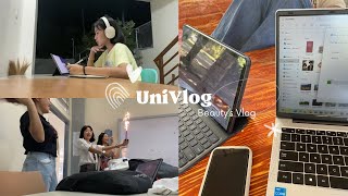 College Diary Ep3 day in my life🍃 busy days💻 Hai’s birthday🌷 life in campusPhilippines [upl. by Kristien]