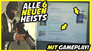 🚨 ALLE 6 NEUEN HEISTS ERKLÄRT  TIPPS amp GAMEPLAY  Los Santos Tuners DLC  GTA Online 🚨 [upl. by Nyltiak]