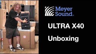 Meyer Sound ULTRA X40  Unboxing and Overview [upl. by Amrak762]