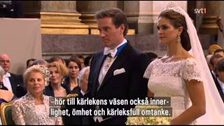 Princess Madeleine bröllop  wedding  pulmatseremoonia  kokkuvõte [upl. by Murdoch]