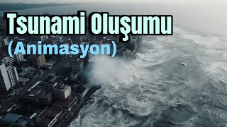 TSUNAMİ OLUŞUMU Animasyon [upl. by Carmela]