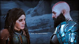 God of War 5 Ragnarok  Gryla boss fight Vanadis Southern wilds Freyrs camp [upl. by Edyak910]