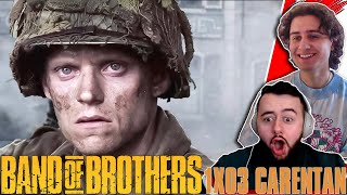 FIRST TIME WATCHING Band Of Brothers Episode 3 Carentan  Reaction Reaction [upl. by Nnovahs641]