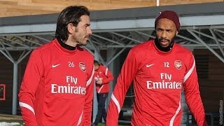 Thierry Henry amp Robert Pires Back At Arsenal [upl. by Gombosi]