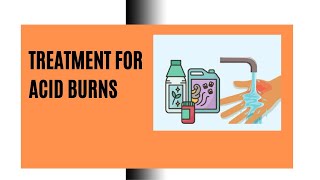 Safety Toolbox Talk No 230 Treatment for Acid Burns [upl. by Hayarahs127]