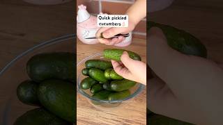 Quick Pickled Cucumbers👌🏻 [upl. by Sletten]