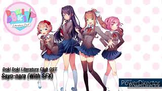 Doki Doki Literature Club OST  Sayonara Variant [upl. by Nofets]