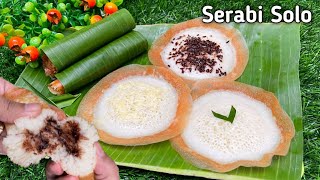 Resep serabi solo notosuman kenyal amp bersarang [upl. by Laddy]