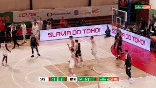 Highlights SK Slavia Praha vs ERA Basketball Nymburk  9112024 [upl. by Pauly]