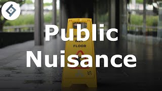 Public Nuisance  Law of Tort [upl. by Uriah205]