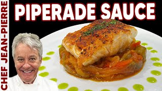 This Piperade Sauce Goes With Anything  Chef JeanPierre [upl. by Naellij]