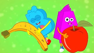 Apples and Banana Song for Kids Nursery Rhymes And Baby Songs [upl. by Nyvek127]