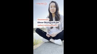 1 Übungen  Gestresst❓ Diese Übung hilft Dir sofort loszulassen❗ Atemübung 1 [upl. by Ahsinyt]