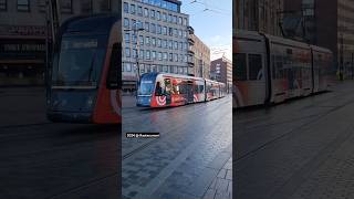 Tram 🇫🇮 Tampere City shortsvideo tram tramtrain tramspotting shorts rautarunnari [upl. by Nadine]