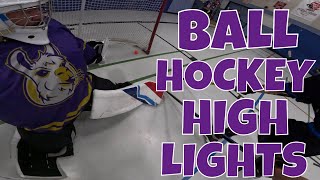 Ball Hockey Highlights  Ball Hockey GoPro First Person POV [upl. by Ahlgren]