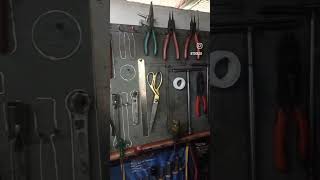 Car Garage Tool Board Arrangements autotools automobile automotivetools [upl. by Merc950]