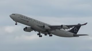 Flugzeug Start und Landung  Flugzeuge starten und landen in DUS [upl. by Samoht]