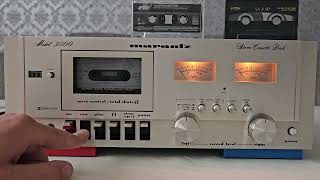 MARANTZ 5000 Stereo Cassette Deck  Silber USAJapan  Vintage [upl. by Tocci888]