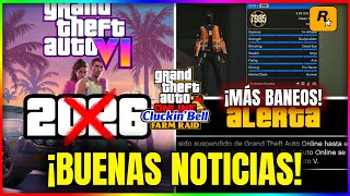 NOTICIAS GTA BUENAS NOTICIAS GTA6 RETRASO❌ BANEOS en GTA ONLINE GTA5 en ANDROID y MÁS Mystic [upl. by Yhtomot967]