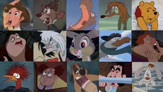 1 second from every pre2000 Disney animated classics including liveaction films with animation [upl. by Aihsinat]