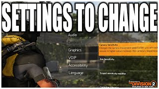 Change these SETTINGS in the Division 2 Best Game Settings to change for New amp Returning Players [upl. by Hannasus]