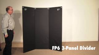 FP6 Folding Value Room Divider by Versare [upl. by Ebby581]