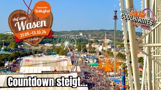 177 Cannstatter Volksfest 2024  Countdown steigt  Trailer  Clip by CoolKirmes [upl. by Jagir840]