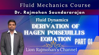 Derivation Hagen poisueille Equation for Pressure drop due to friction in Laminar flow [upl. by Nue]