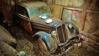 1939 DKW Barn Find Rescue After 60 Years at the Junkyard [upl. by Olnee285]