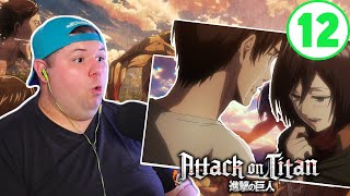 Attack On Titan Reaction  Season 2 Episode 12  He Can Control Titans [upl. by Nepsa]