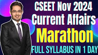 FREE CSEET Current Affairs  Business Environment Marathon Revision  Full Syllabus in 1 Day [upl. by Anawed784]