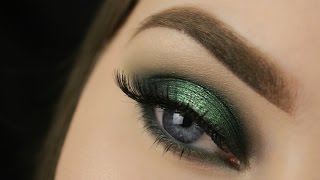 St Patricks Day Green Spotlight Smokey Eye  Makeup Geek [upl. by Sapowith235]