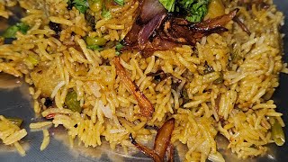 cooker mein banaye jhatpat veg biryani  veg biryani  youtube video [upl. by Eelarak]