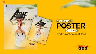 creative poster design tutorial MD Mohsin222 [upl. by Patricio]