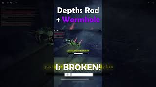 Depths Rod  Wormhole Enchant IS BROKEN  Roblox FISCH [upl. by Cerys912]