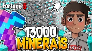 JAI DUPLIQUÉ 13000 MINERAIS DE DIAMANTS AVEC UNE PIOCHE LÉGENDAIRE 5 [upl. by Llertnahs611]