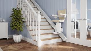 Handicare 1100 Stairlift Slide Track  Lifeway Mobility [upl. by Imat954]