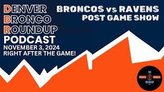 POSTGAME Denver Broncos vs Baltimore Ravens [upl. by Darees]