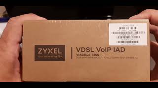 Unboxing WIND router ZYXEL VMG8623T50B amp Wind EON SDSTB01 [upl. by Nnayar]